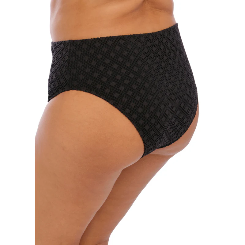 Bazaruto Mid Rise Bikini Brief Black - Elomi Swim - Image 2