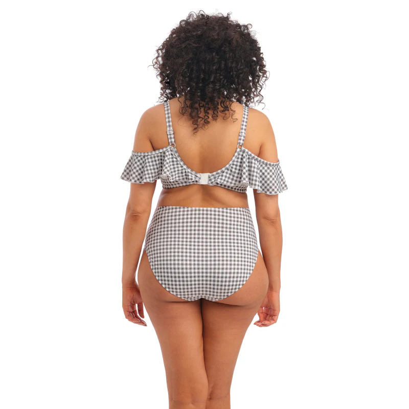 Checkmate Underwired Bikini Top Grey Marl - Elomi Swim - Image 3