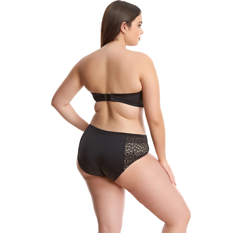 Essentials Bandeau Bikini Top Black - Elomi Swim - Image 3