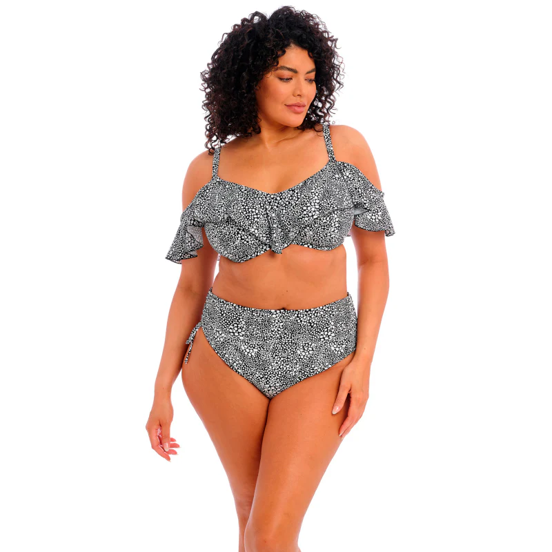 Pebble Cove Adjustable Bikini Brief Black - Elomi Swim - Image 3