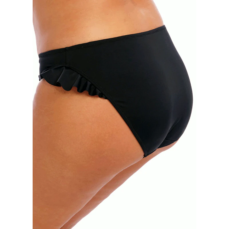 Plain Sailing High Leg Bikini Brief Black - Elomi Swim - Image 2