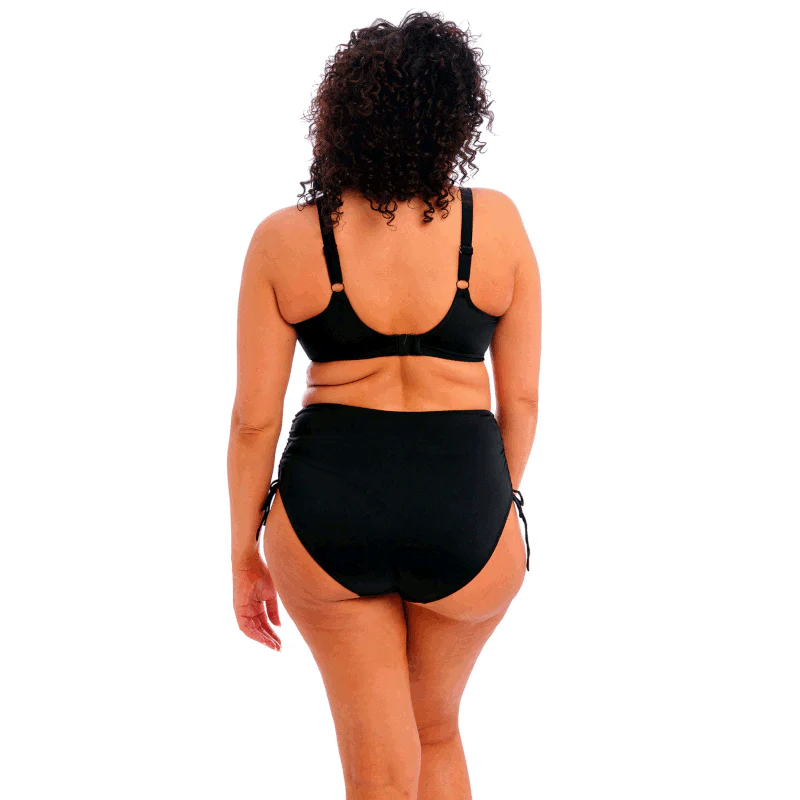 Plain Sailing Plunge Bikini Top Black - Elomi Swim - Image 3