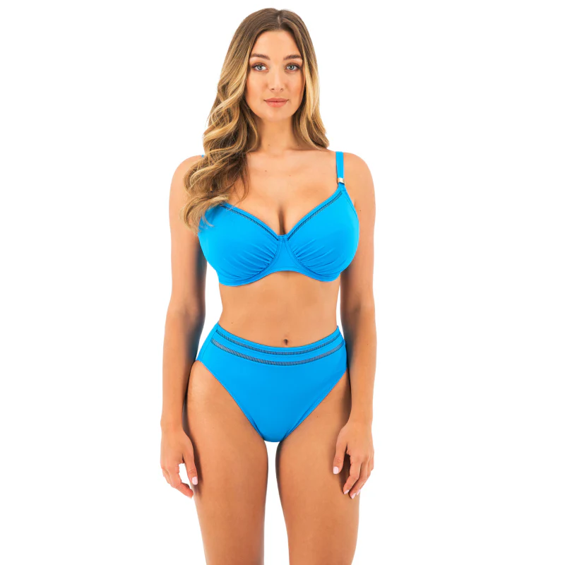 East Hampton Full Cup Bikini Top Blue Diamond - Fantasie Swim - Image 2