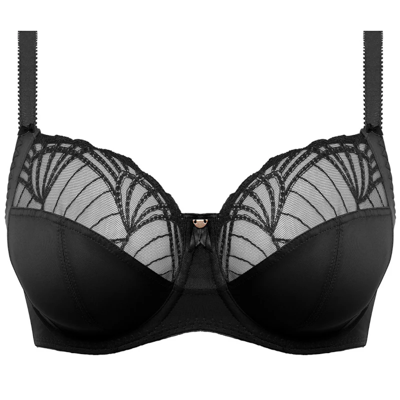 Adelle Side Support Bra Black - Fantasie