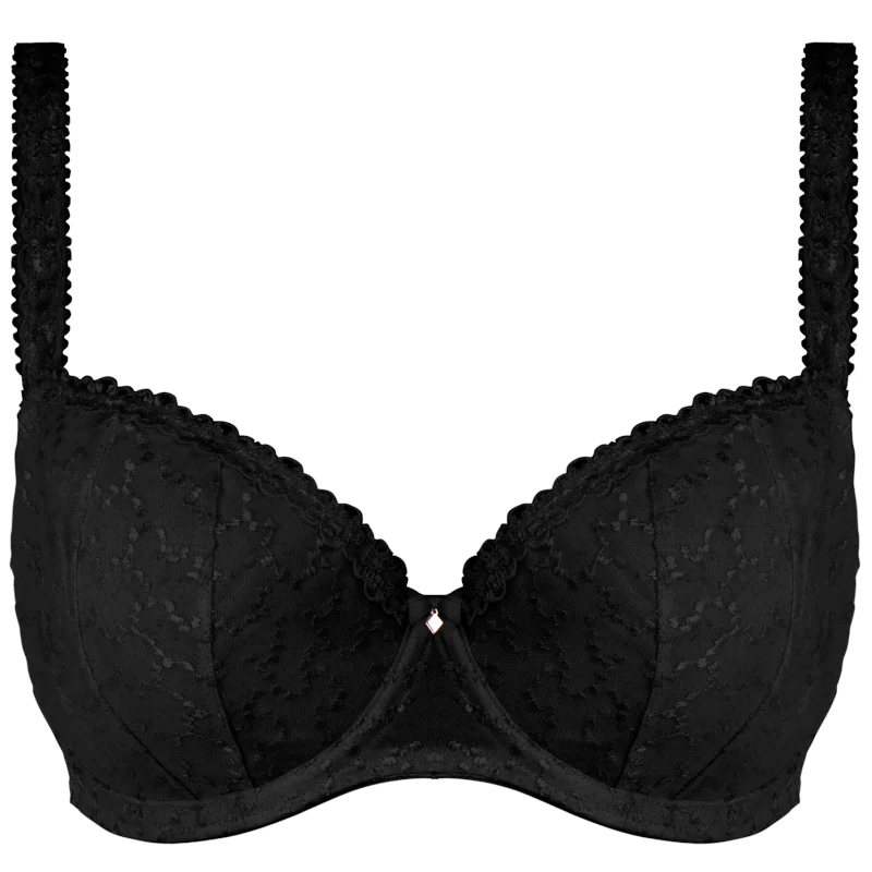 Ana Half Cup Bra Black - Fantasie