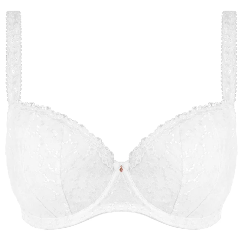 Ana Half Cup Bra White - Fantasie