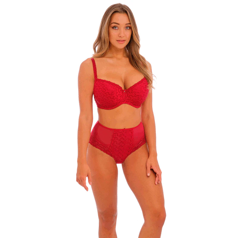 Ana High Waist Brief Red - Fantasie - Image 3