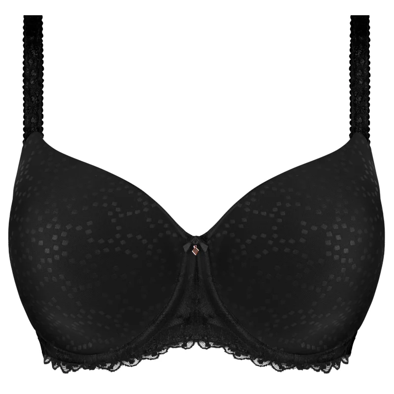 Ana Moulded Spacer Full Cup Bra Black - Fantasie