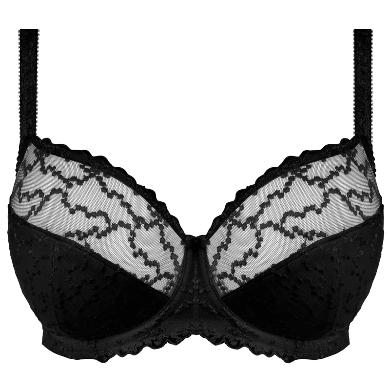 Ana Side Support Bra Black - Fantasie