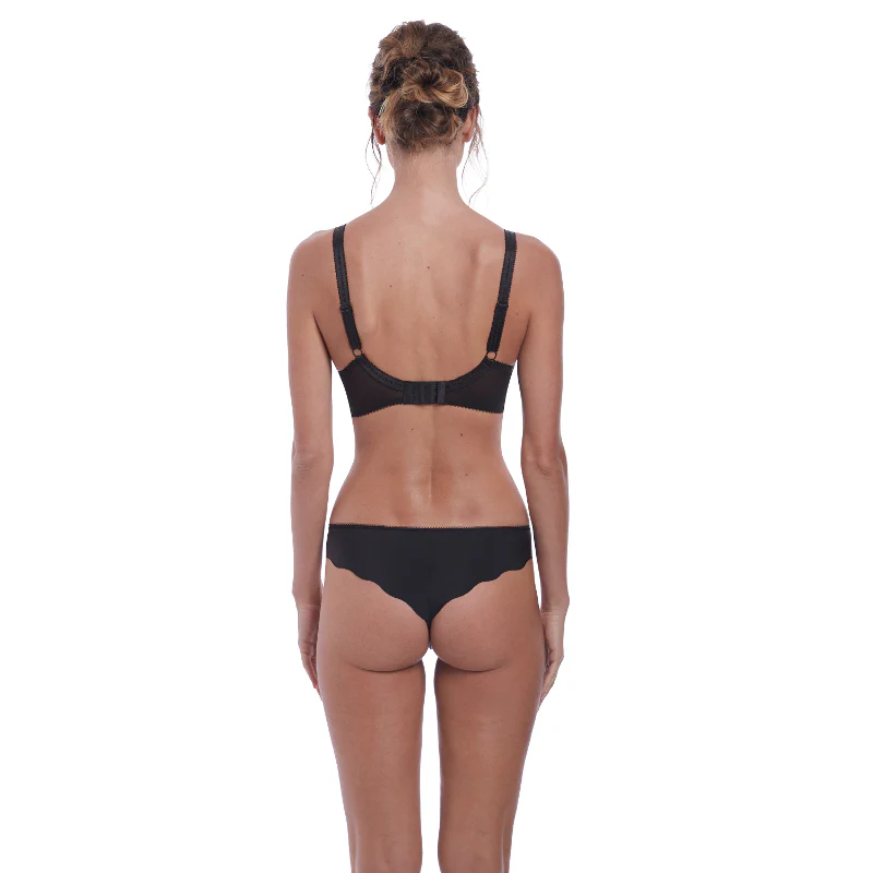 Annalise Thong Black Floral Print - Fantasie - Image 4