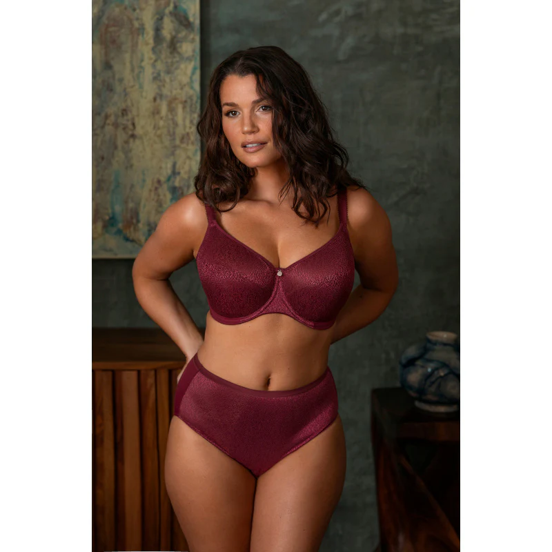 Demure Full Brief Panty Purple Fig - Fantasie - Image 5