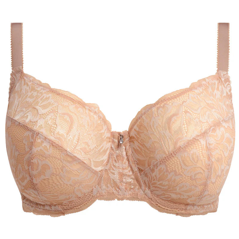Emmaline Padded Plunge Bra Natural Beige Nude - Fantasie