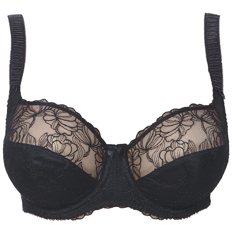 Estelle Black Side Support Bra - Fantasie
