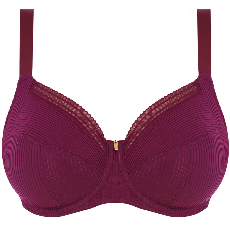 Fusion Full Cup Side Support Bra Black Cherry - Fantasie