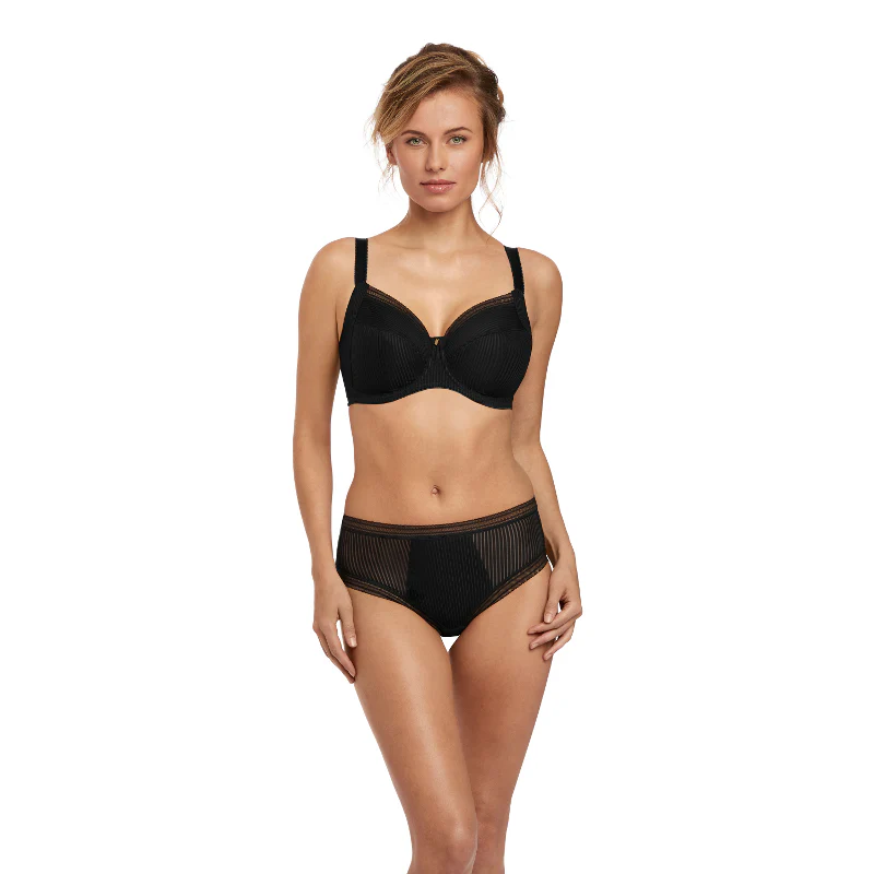Fusion Full Cup Side Support Bra Black - Fantasie - Image 2