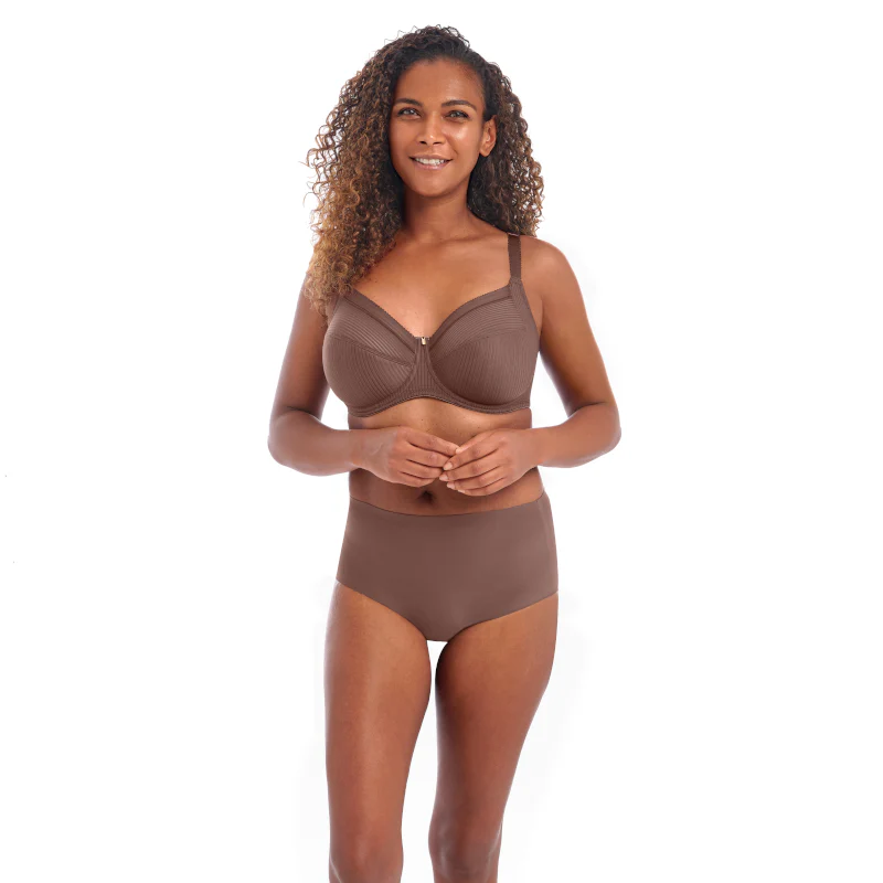 Fusion Full Cup Side Support Bra Coffee Roast Brown - Fantasie - Image 2