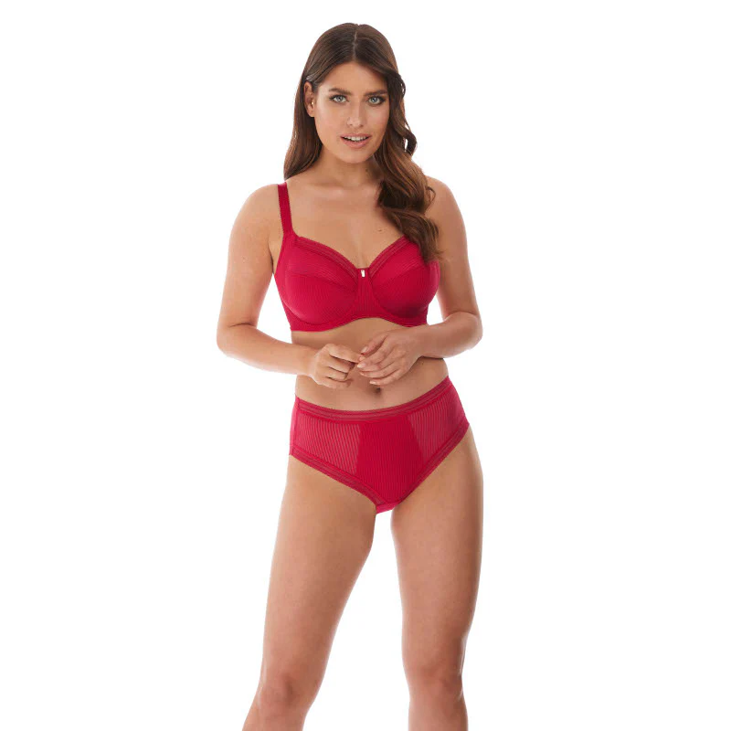 Fusion Full Cup Side Support Bra Red - Fantasie - Image 2