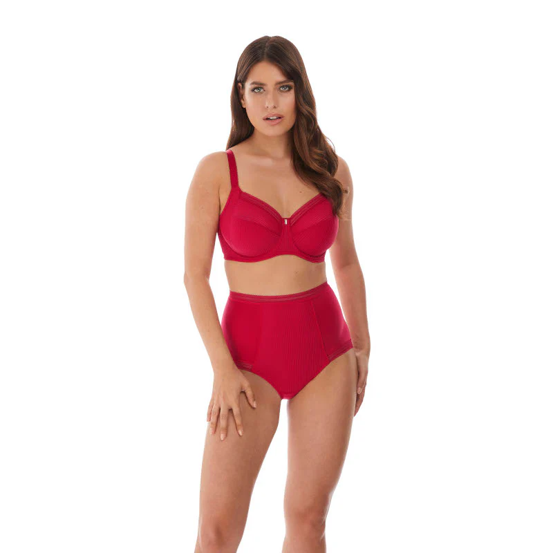Fusion High Waist Brief Panty Red - Fantasie - Image 3