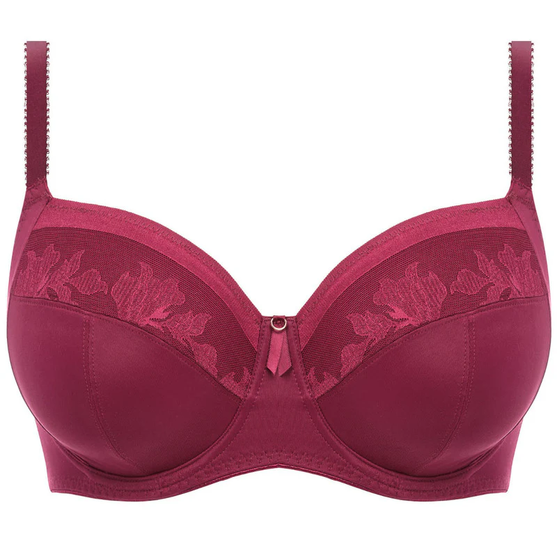 Illusion Side Support Bra Berry Red - Fantasie
