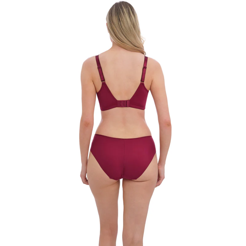 Illusion Side Support Bra Berry Red - Fantasie - Image 3
