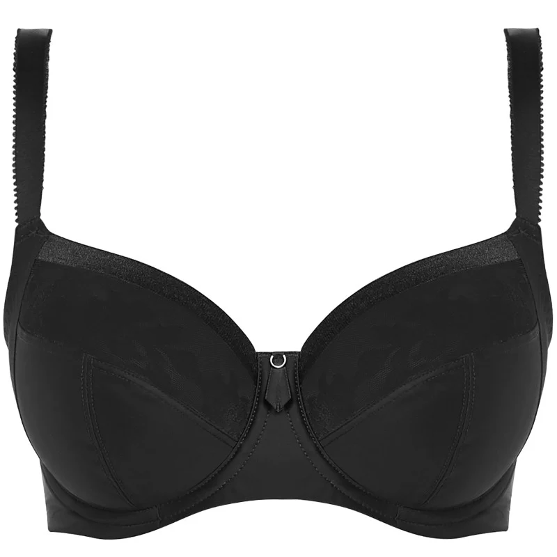 Illusion Side Support Bra Black - Fantasie