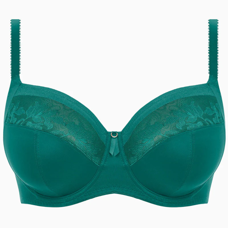Illusion Side Support Bra Emerald Green - Fantasie