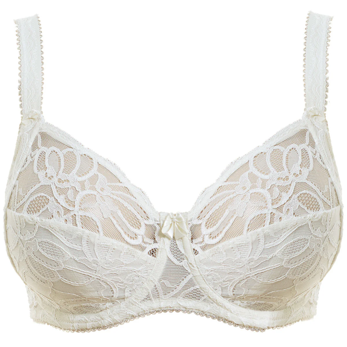Jacqueline Lace Ivory Side Support Full Cup Bra - Fantasie