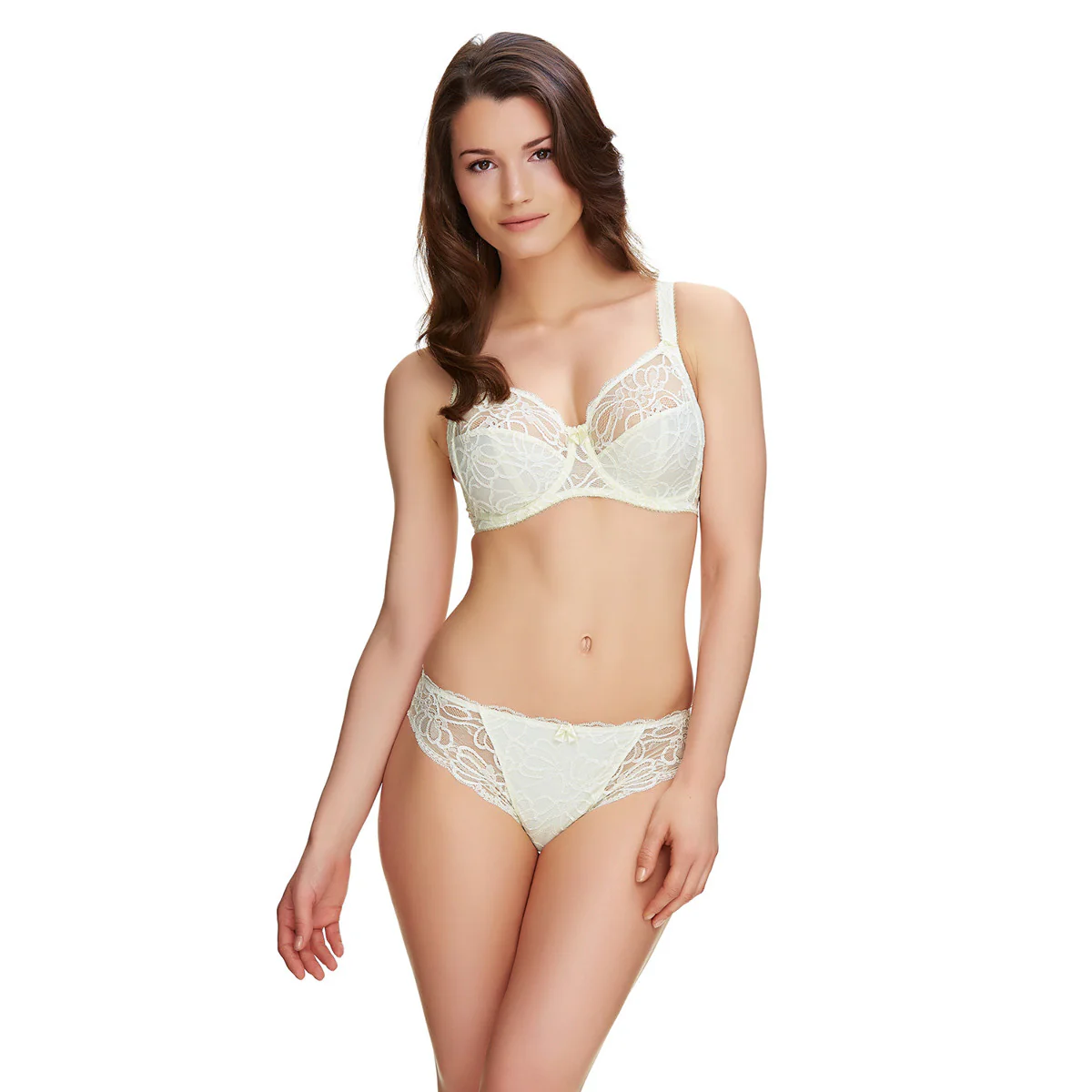 Jacqueline Lace Ivory Side Support Full Cup Bra - Fantasie - Image 2