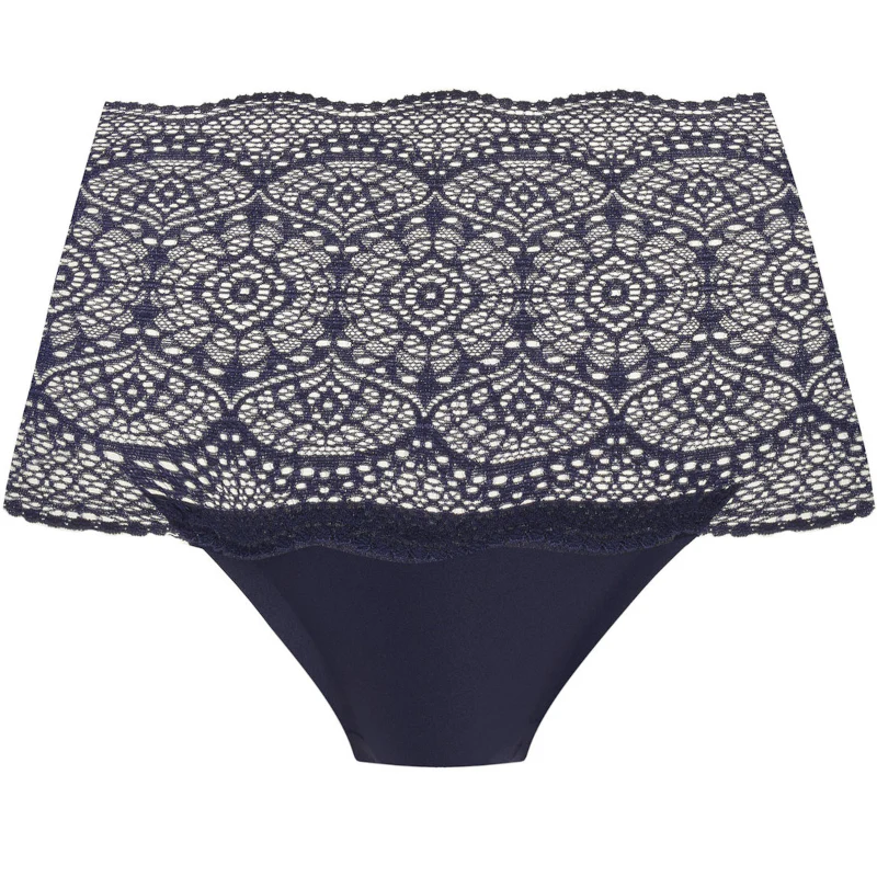 Lace Ease Invisible Stretch Full Brief Navy Blue - Fantasie