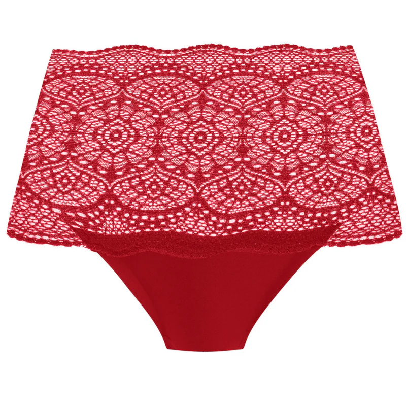 Lace Ease Invisible Stretch Full Brief Red - Fantasie