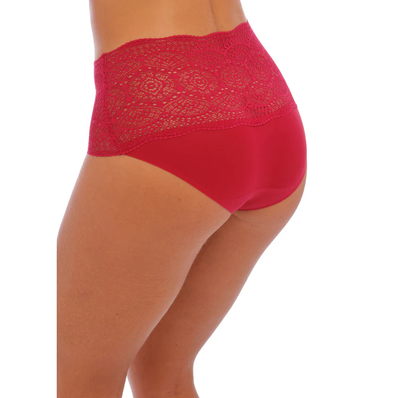Lace Ease Invisible Stretch Full Brief Red - Fantasie - Image 2