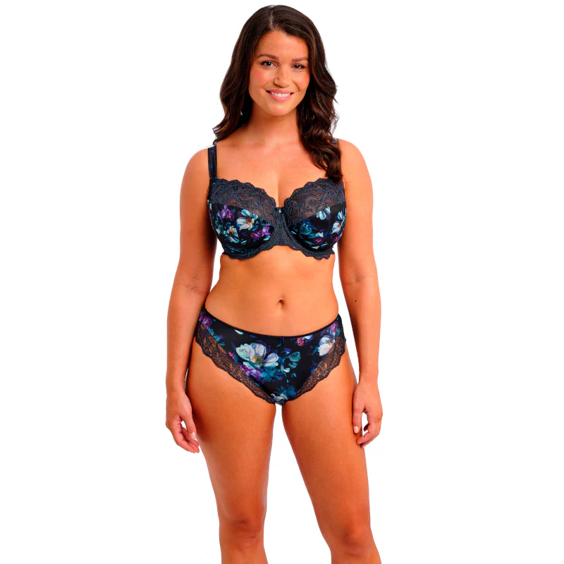 Lucia Side Support Bra Floral Print Midnight - Fantasie - Image 2