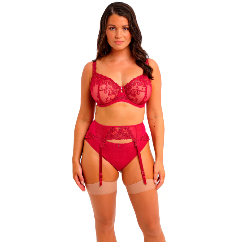 Portia Suspender Garterbelt Red - Fantasie - Image 2