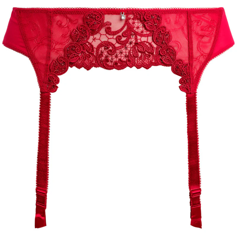 Portia Suspender Garterbelt Red - Fantasie
