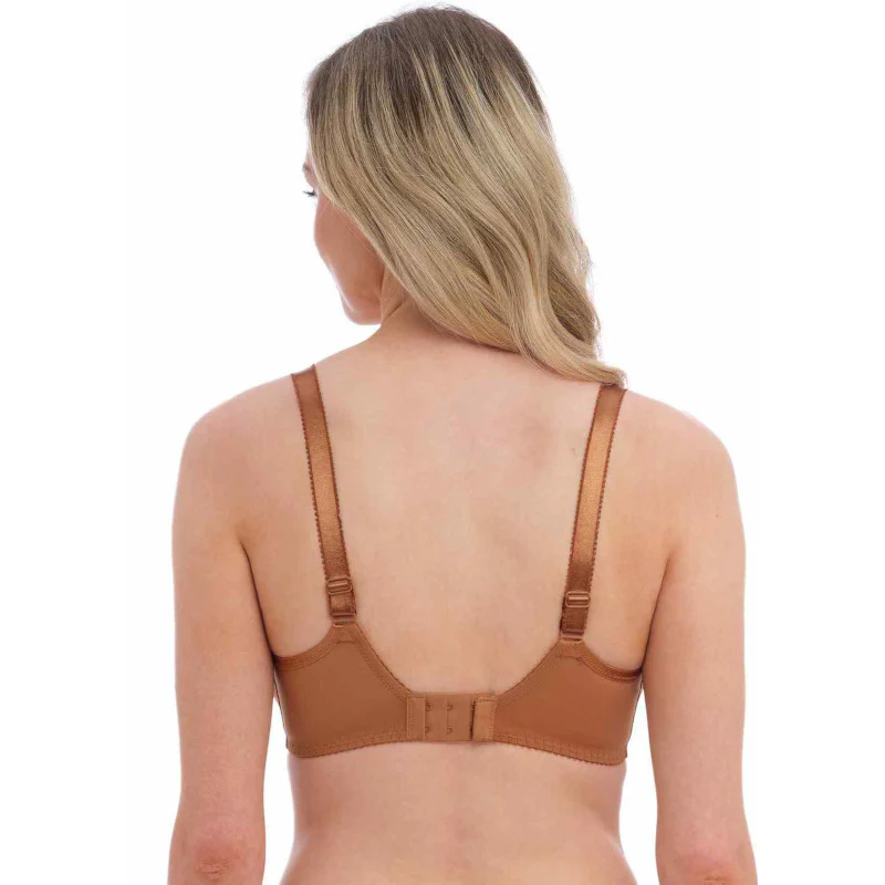 Rebecca Essentials Moulded Spacer Bra Cinnamon Brown - Fantasie - Image 3