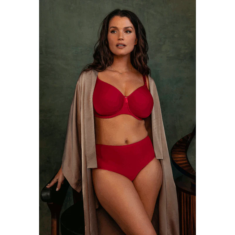 Rebecca Essentials Moulded Spacer Bra Red - Fantasie - Image 4
