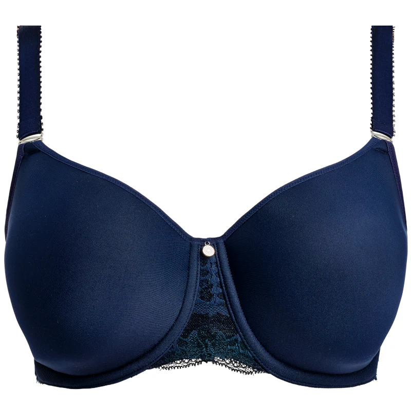 Reflect Moulded Spacer Full Cup Bra Navy Blue - Fantasie