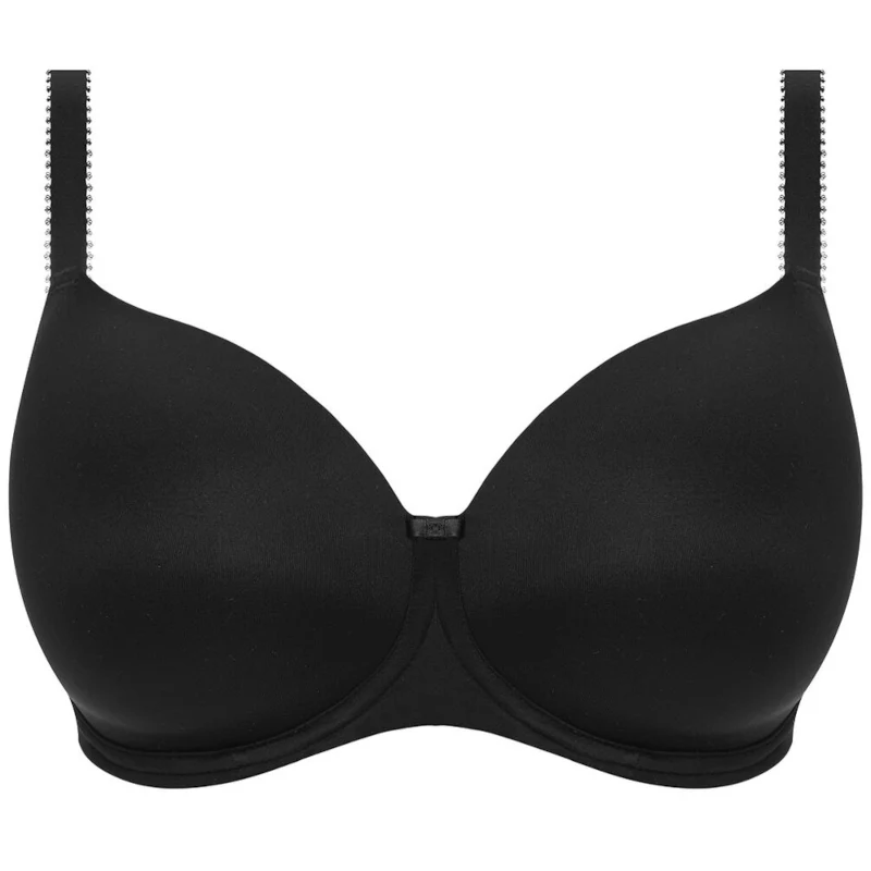 Smoothease Moulded T-Shirt Bra Black - Fantasie