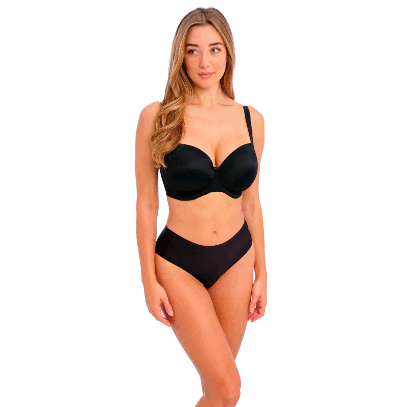 Smoothease Moulded T-Shirt Bra Black - Fantasie - Image 2