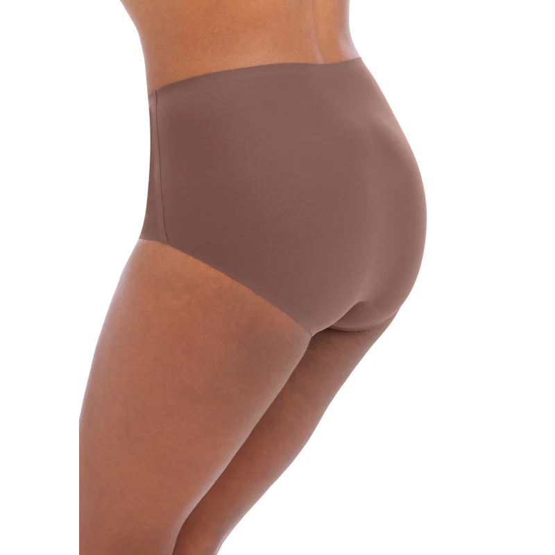Smoothease No VPL Stretch Full Brief Coffee Roast Brown - Fantasie - Image 3