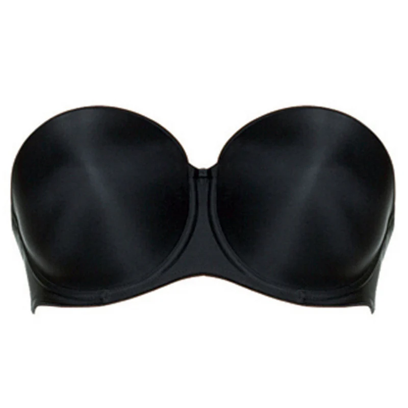 Smoothing Moulded Strapless Bra Black - Fantasie
