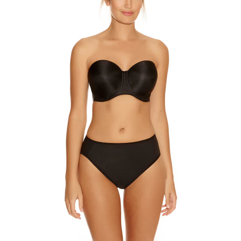 Smoothing Moulded Strapless Bra Black - Fantasie - Image 3