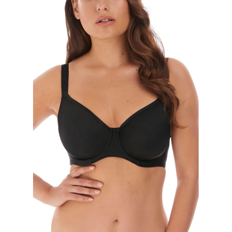 Smoothing Seamless Balcony Bra Black - Fantasie - Image 2