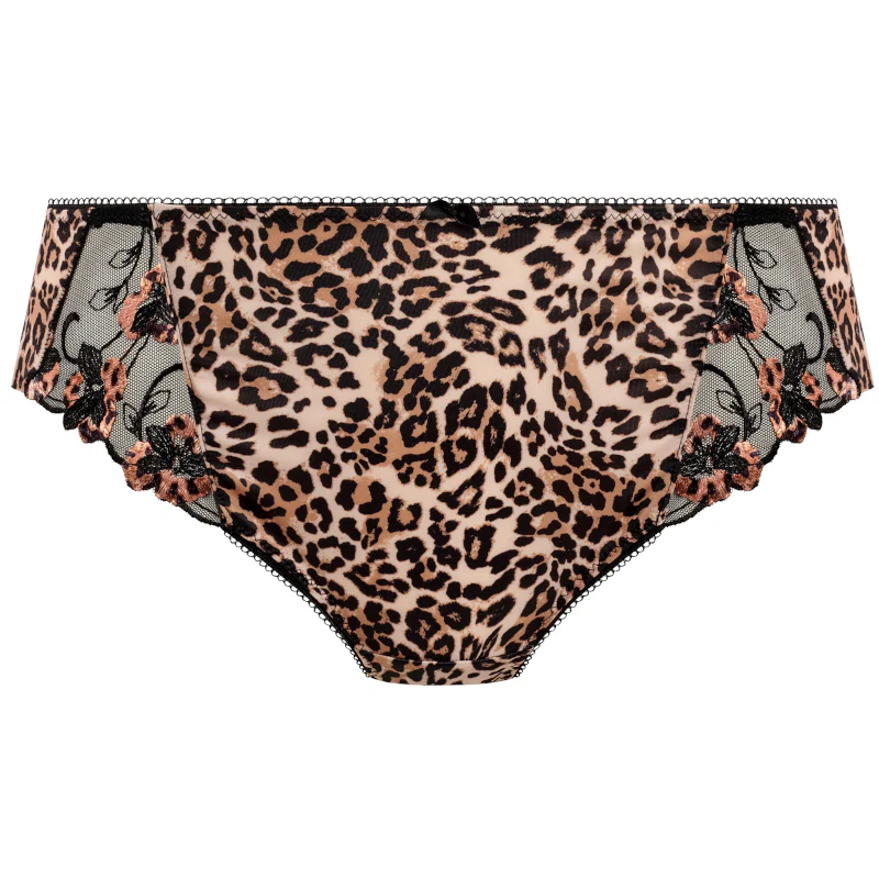 Talia Brief Panty Leopard Floral Print - Fantasie