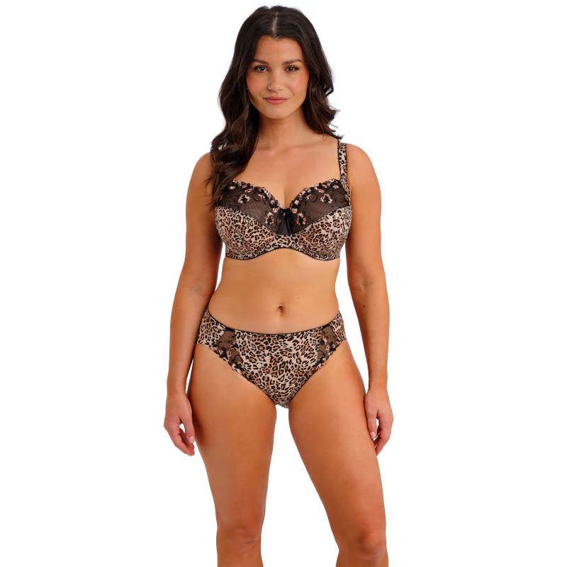 Talia Side Support Bra Leopard Floral Print - Fantasie - Image 2