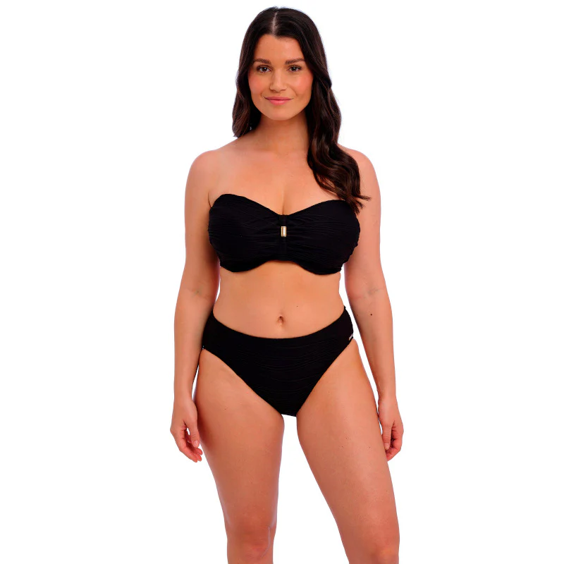 Beach Waves Bandeau Bikini Top Black - Fantasie Swim - Image 2