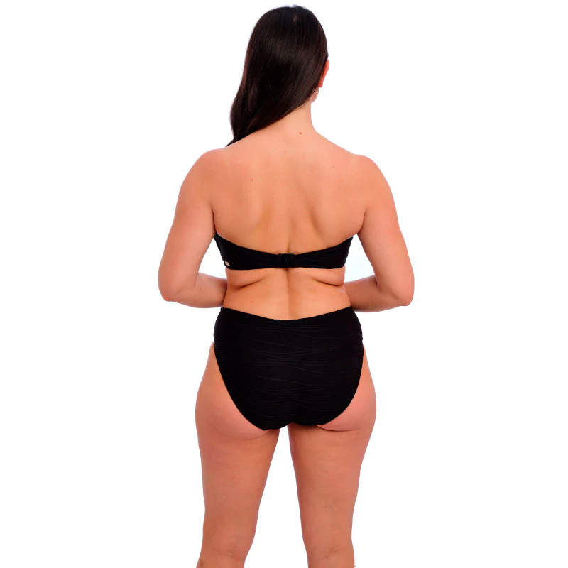 Beach Waves Bandeau Bikini Top Black - Fantasie Swim - Image 3