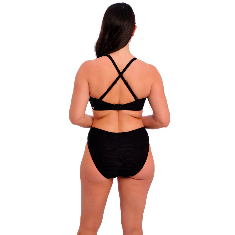 Beach Waves Bandeau Bikini Top Black - Fantasie Swim - Image 6