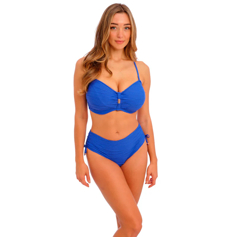 Beach Waves Bandeau Bikini Top Blue - Fantasie Swim - Image 6
