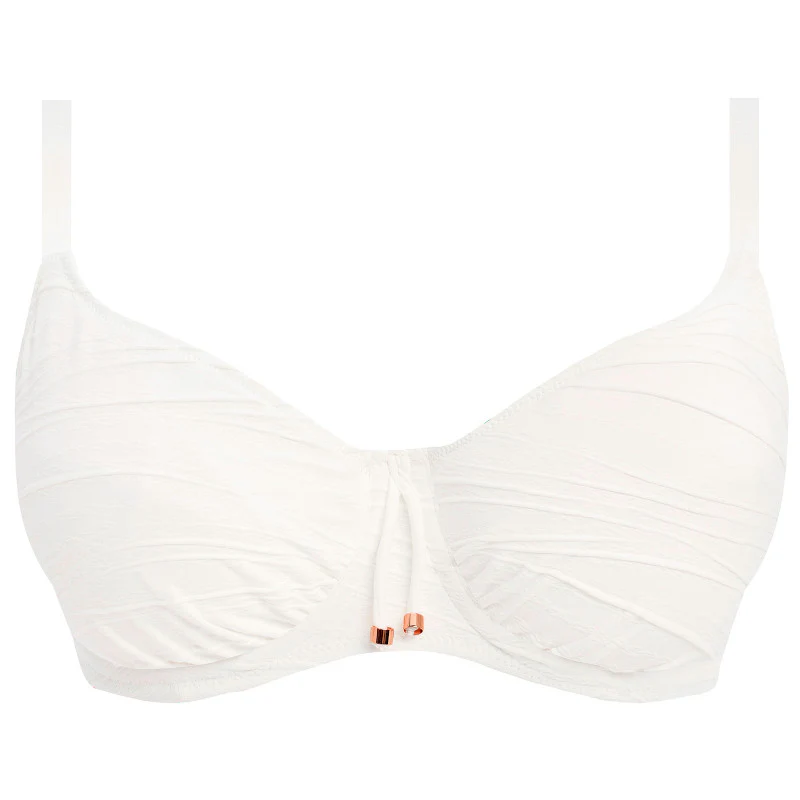 Beach Waves Full Cup Bikini Top Linen - Fantasie Swim
